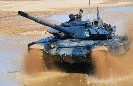Russia Army Games Tank Biathlon