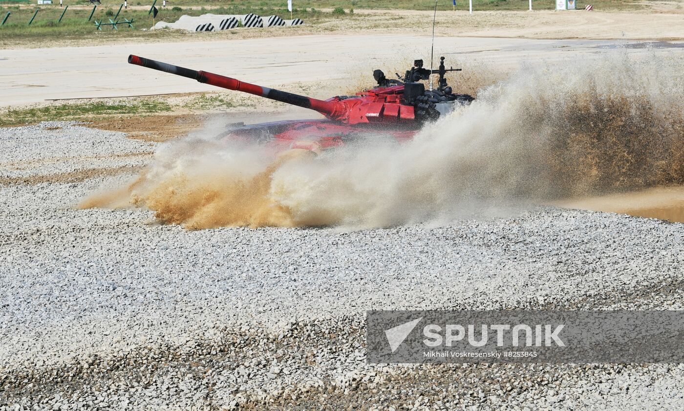 Russia Army Games Tank Biathlon