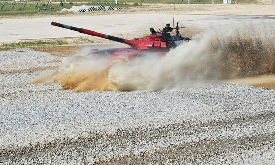 Russia Army Games Tank Biathlon