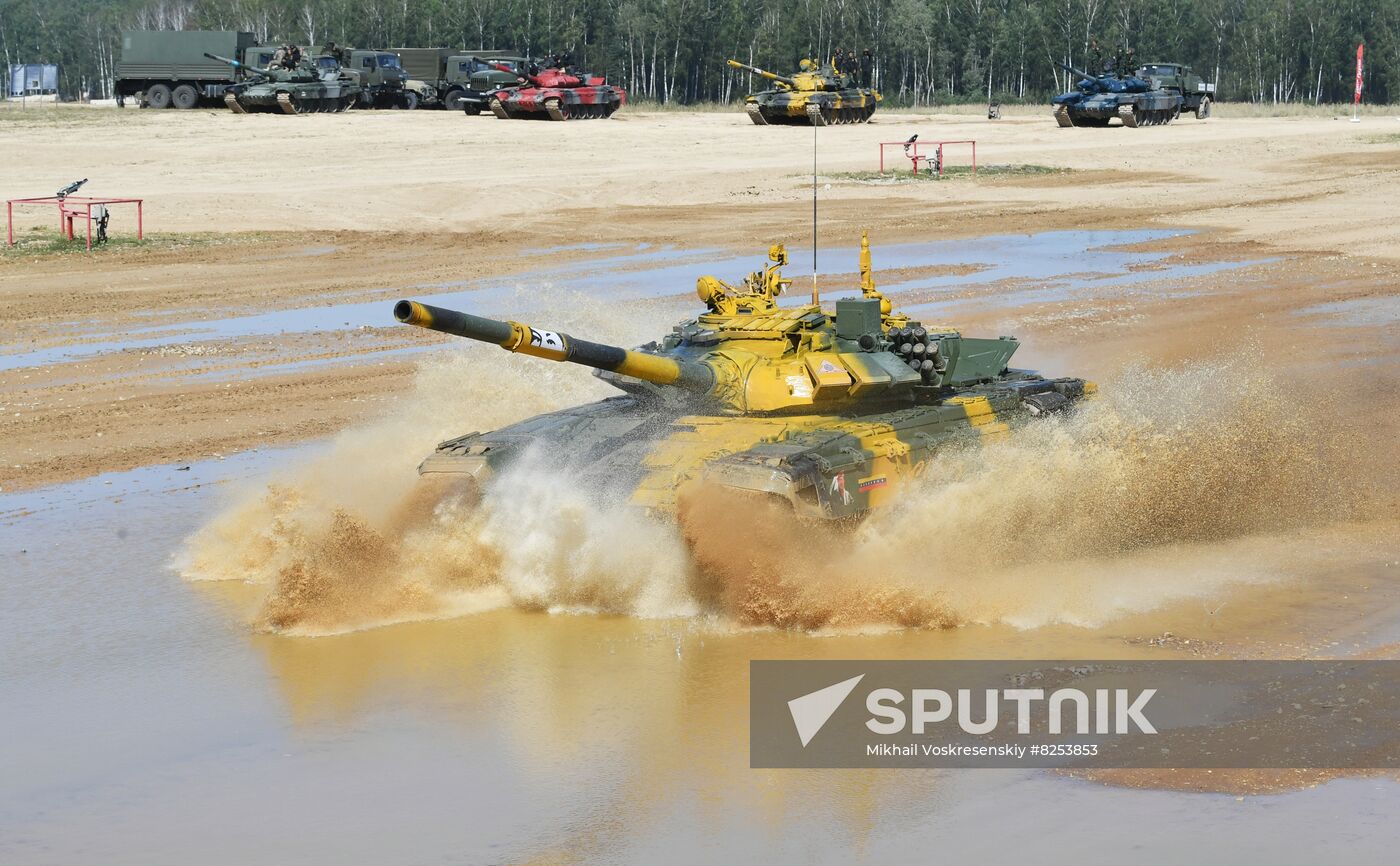 Russia Army Games Tank Biathlon