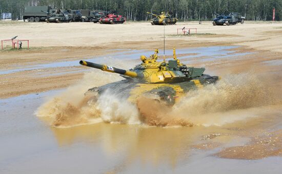 Russia Army Games Tank Biathlon