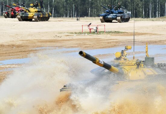 Russia Army Games Tank Biathlon