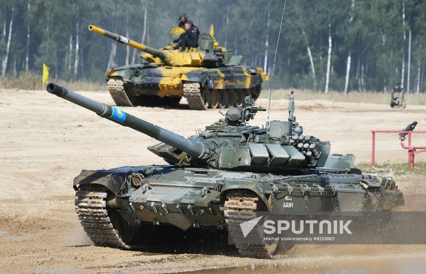 Russia Army Games Tank Biathlon