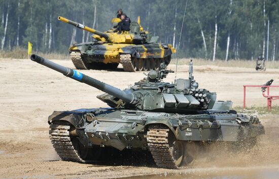 Russia Army Games Tank Biathlon