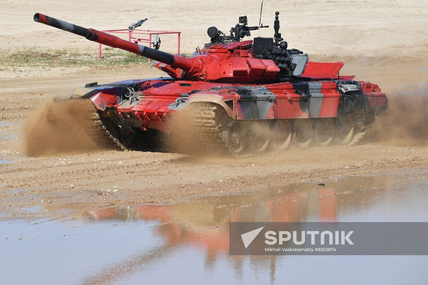 Russia Army Games Tank Biathlon