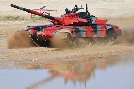 Russia Army Games Tank Biathlon