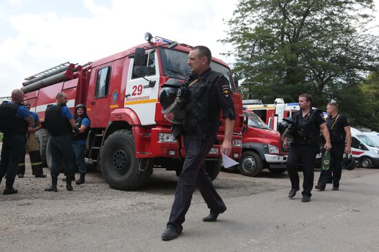 Russia Crimea Military Depot Explosions