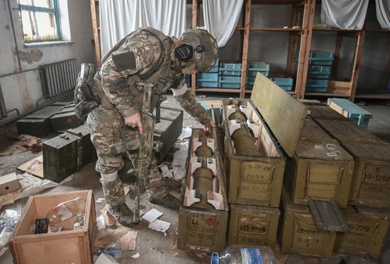 Ukraine Russia Military Operation Troops Advancing