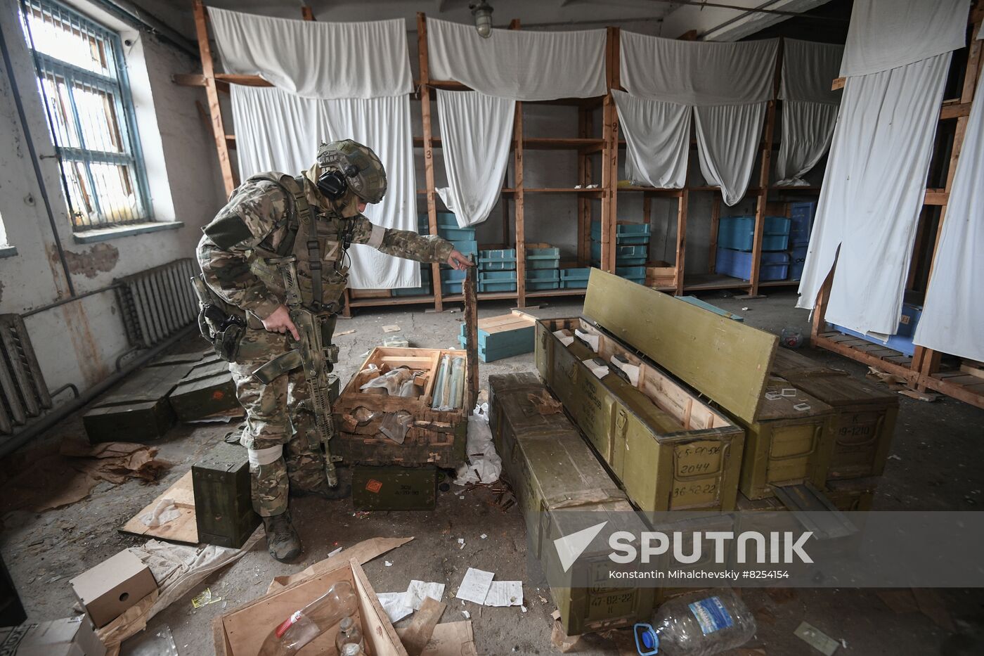 Ukraine Russia Military Operation Troops Advancing