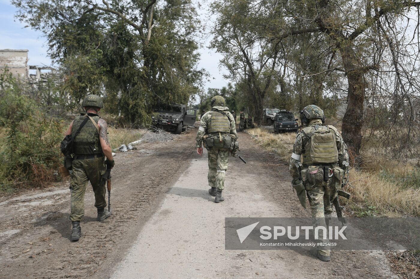 Ukraine Russia Military Operation Troops Advancing