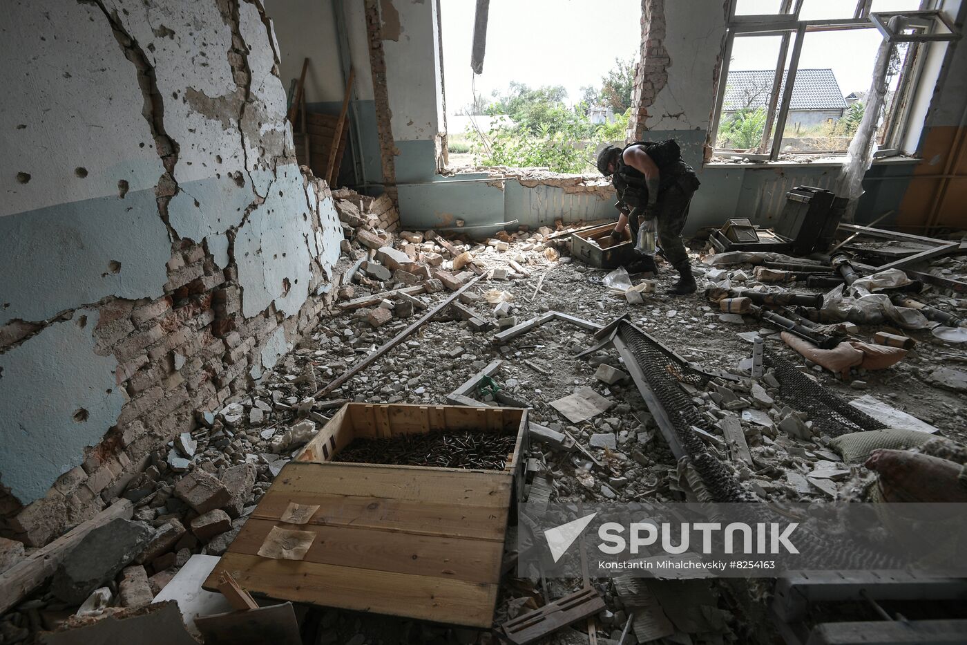 Ukraine Russia Military Operation Troops Advancing