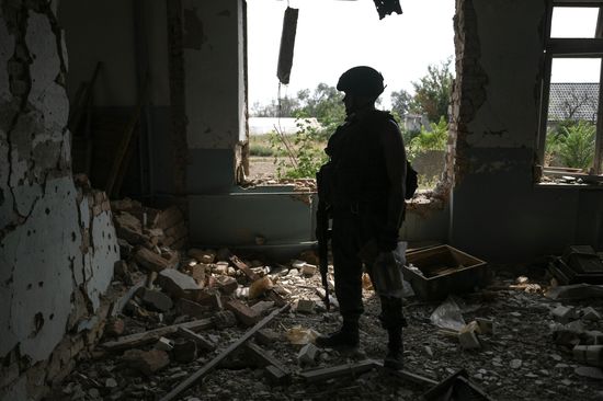 Ukraine Russia Military Operation Troops Advancing