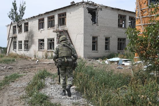 Ukraine Russia Military Operation Troops Advancing