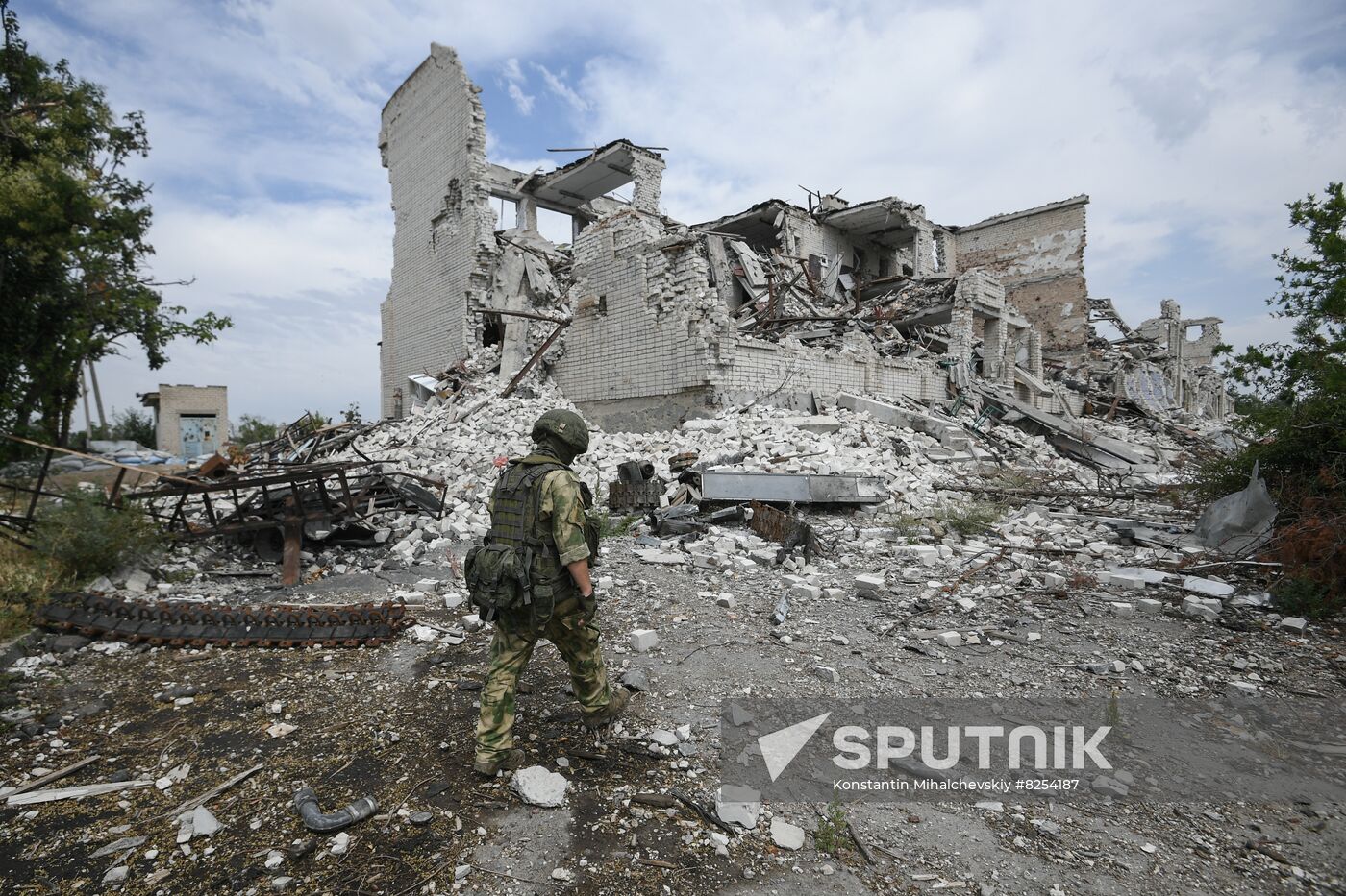 Ukraine Russia Military Operation Troops Advancing