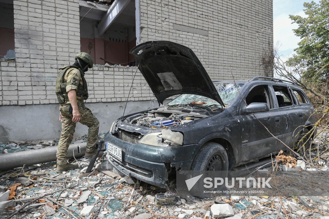 Ukraine Russia Military Operation Troops Advancing