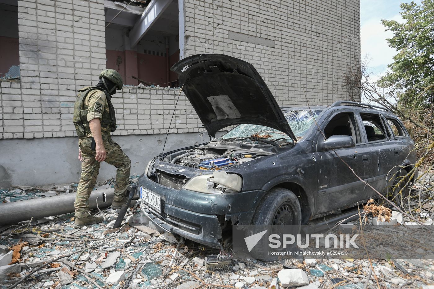 Ukraine Russia Military Operation Troops Advancing