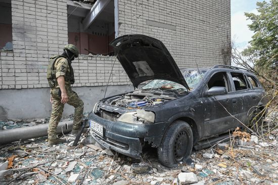 Ukraine Russia Military Operation Troops Advancing