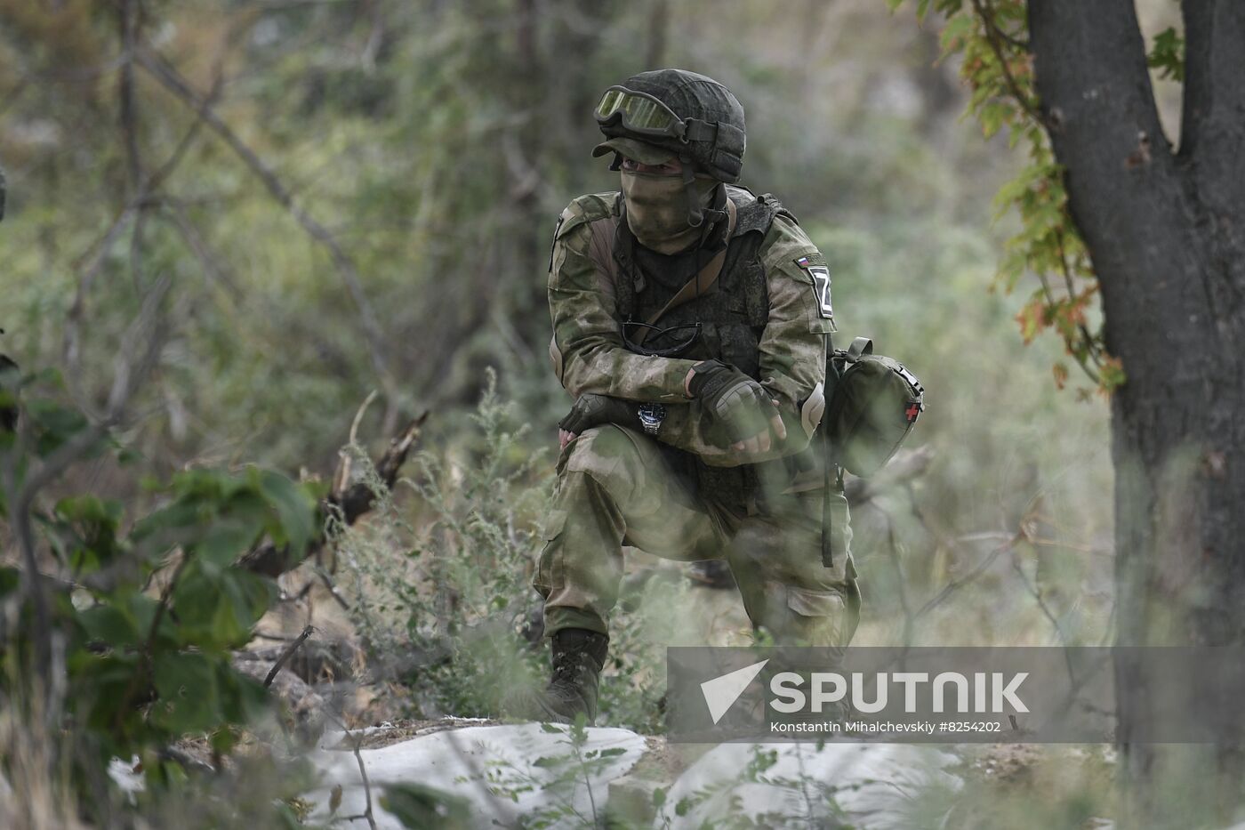 Ukraine Russia Military Operation Troops Advancing