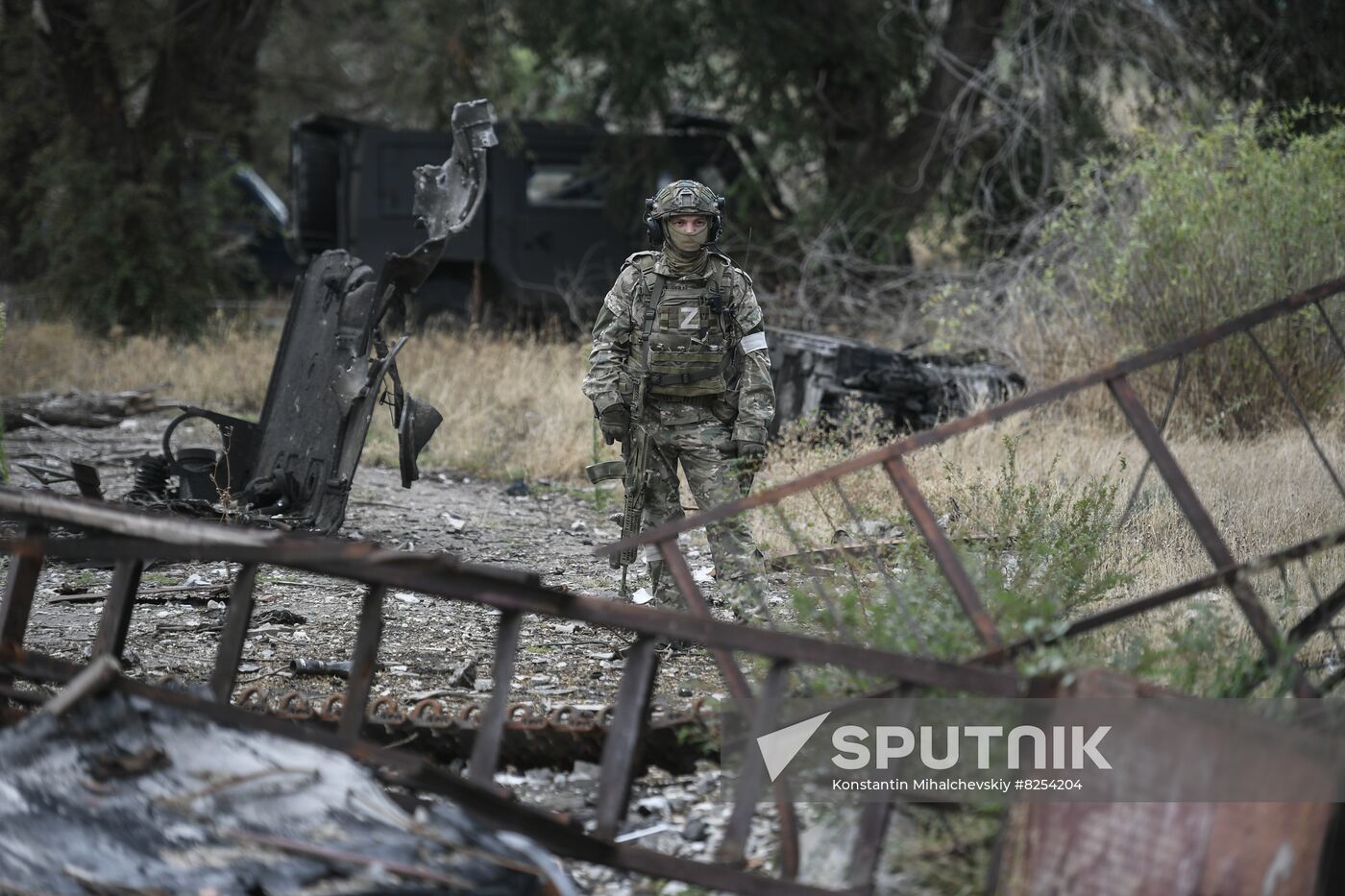 Ukraine Russia Military Operation Troops Advancing