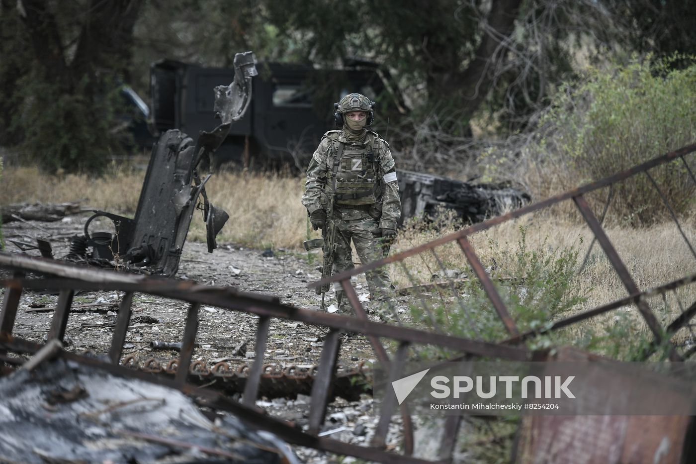Ukraine Russia Military Operation Troops Advancing