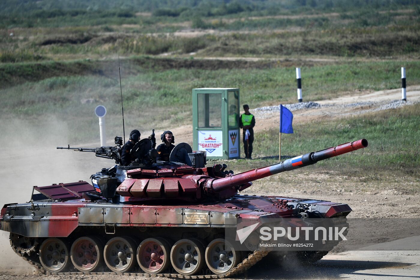 Russia Army Games Tank Biathlon