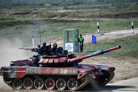 Russia Army Games Tank Biathlon