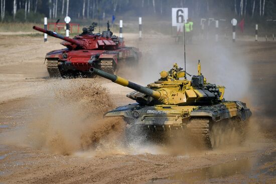 Russia Army Games Tank Biathlon