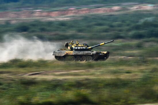Russia Army Games Tank Biathlon