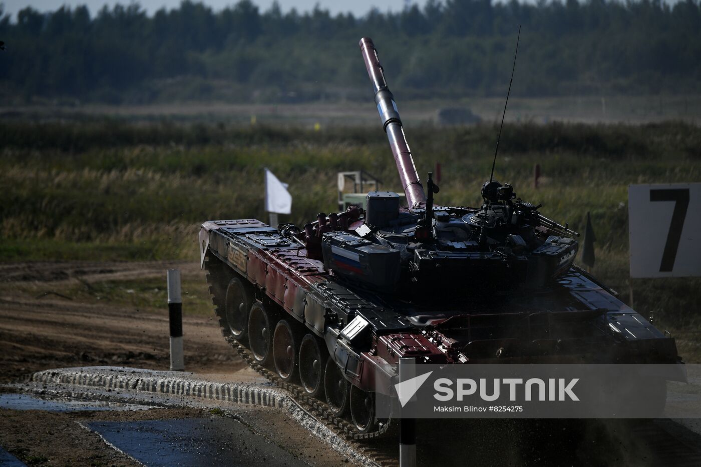 Russia Army Games Tank Biathlon