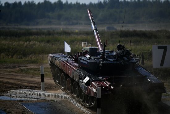 Russia Army Games Tank Biathlon