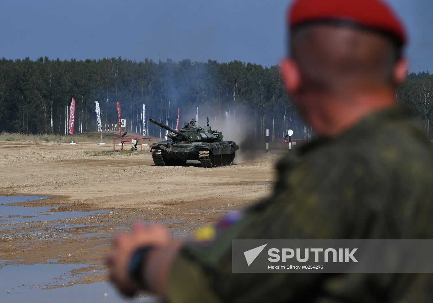 Russia Army Games Tank Biathlon