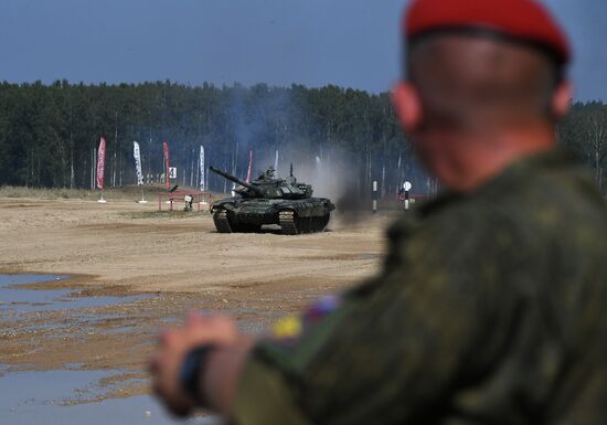 Russia Army Games Tank Biathlon