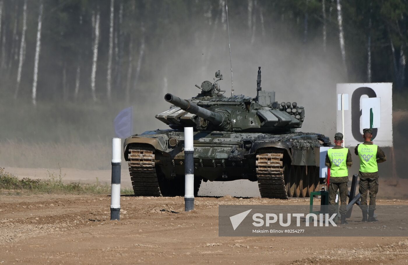 Russia Army Games Tank Biathlon