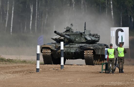 Russia Army Games Tank Biathlon