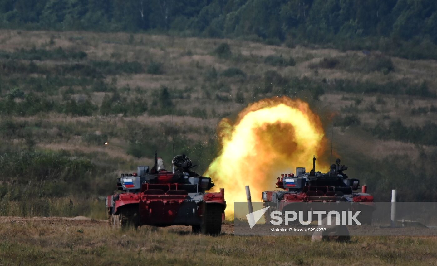 Russia Army Games Tank Biathlon