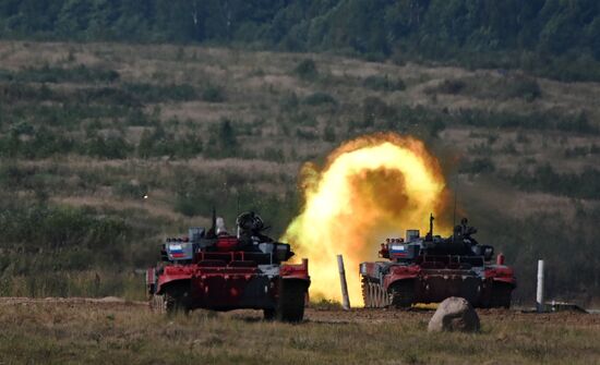 Russia Army Games Tank Biathlon