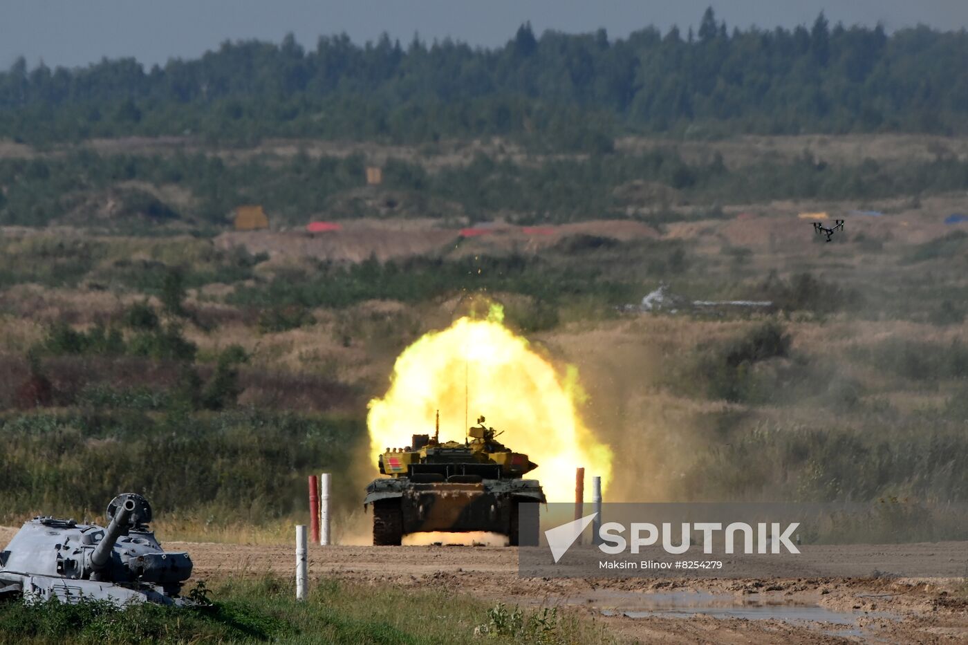Russia Army Games Tank Biathlon
