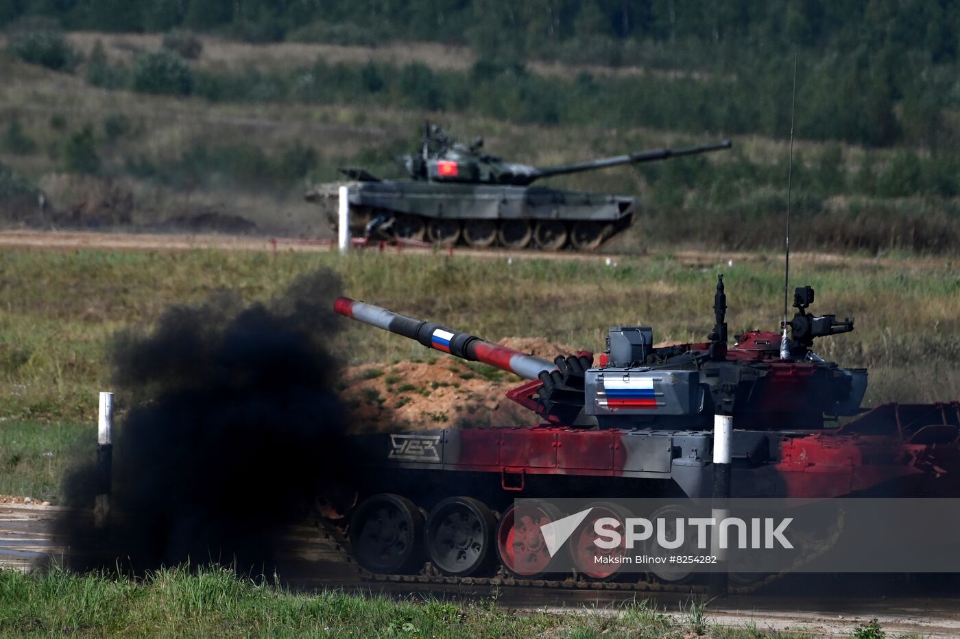 Russia Army Games Tank Biathlon