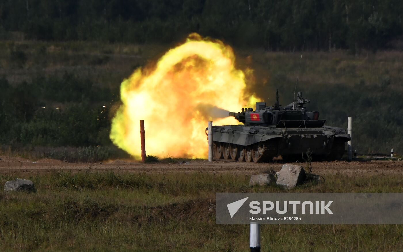 Russia Army Games Tank Biathlon