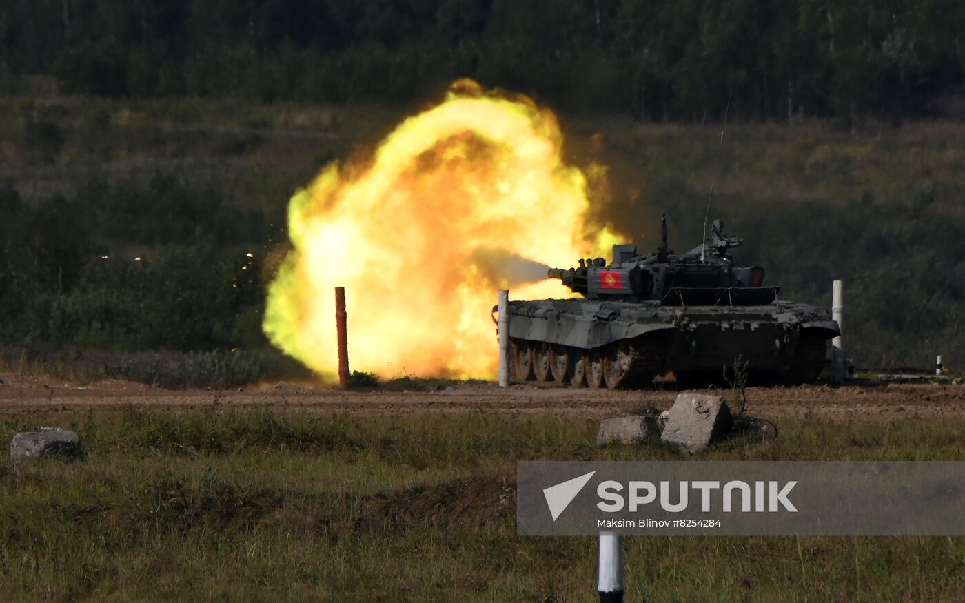 Russia Army Games Tank Biathlon