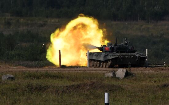Russia Army Games Tank Biathlon