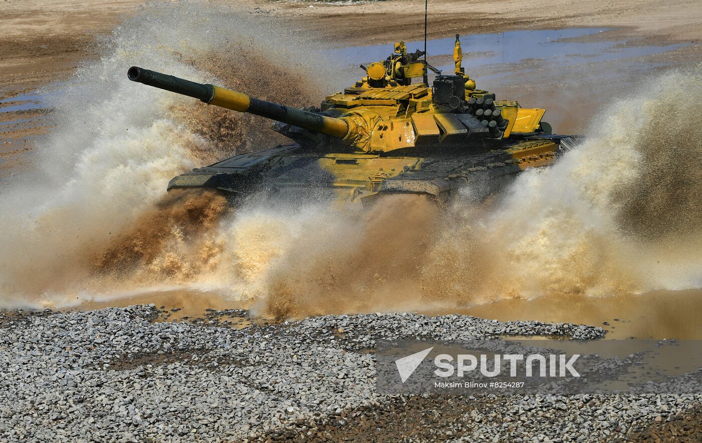 Russia Army Games Tank Biathlon