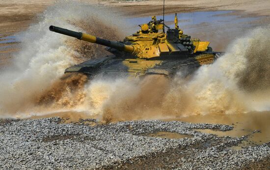Russia Army Games Tank Biathlon