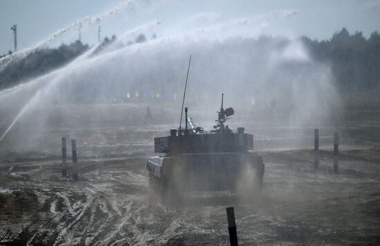 Russia Army Games Tank Biathlon