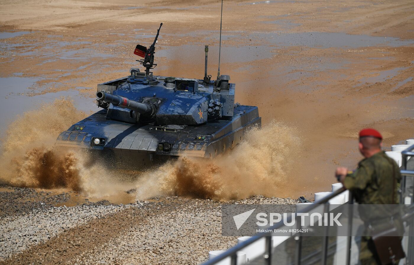 Russia Army Games Tank Biathlon