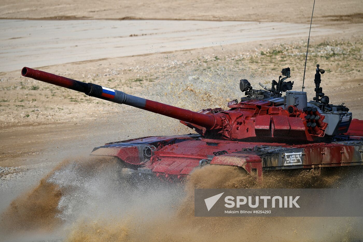 Russia Army Games Tank Biathlon
