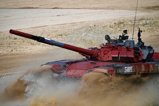 Russia Army Games Tank Biathlon