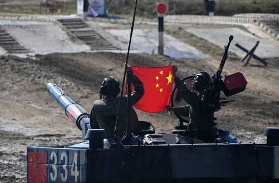 Russia Army Games Tank Biathlon