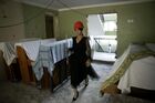A student of the Mariupol College of Culture and Arts arrives for the entrance exam to the Donetsk State Prokofiev Music Academy, in Mariupol, Donetsk People's Republic. Location: Donetsk People's Republic, Mariupol. Author: Ilya Pitalev/Sputnik. DPR Russia Ukraine Military Operation Entrance Exams
