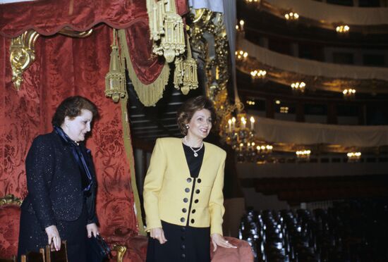 Egyptian President Hosni Mubarak visits Soviet Union